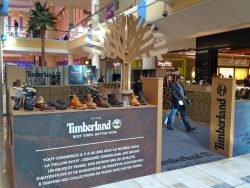 graphik retail decoration event reboard nancy pop up store timberland