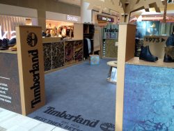 graphik retail decoration event reboard nancy pop up store timberland