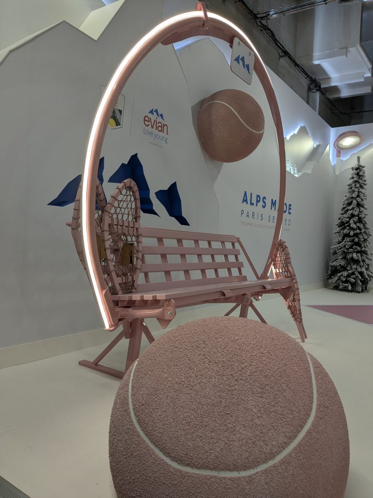 graphik retail decoration event reboard nancy evian x rolex paris master 