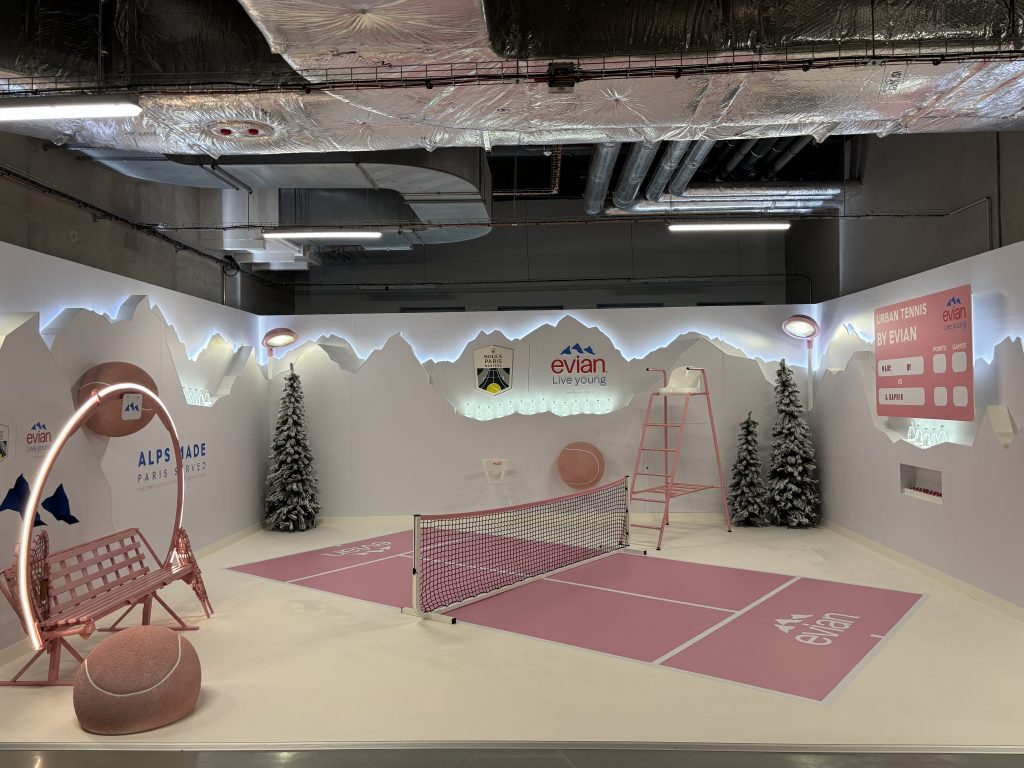 graphik retail decoration event reboard nancy evian x rolex paris master 