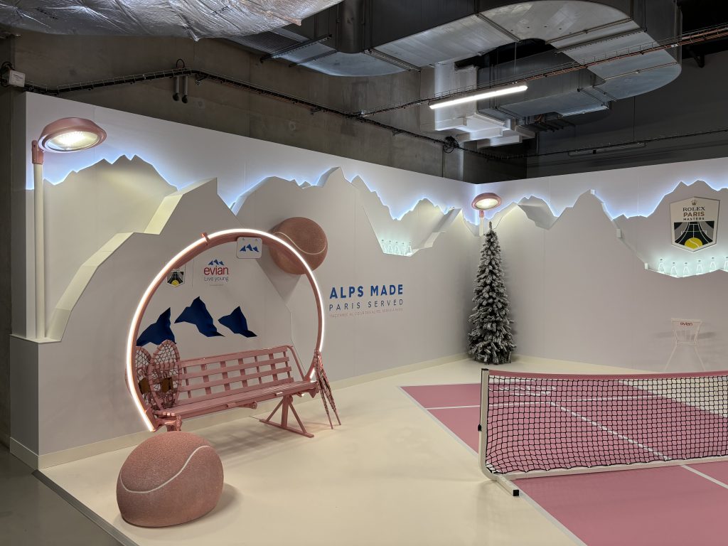 graphik retail decoration event reboard nancy evian x rolex paris master 