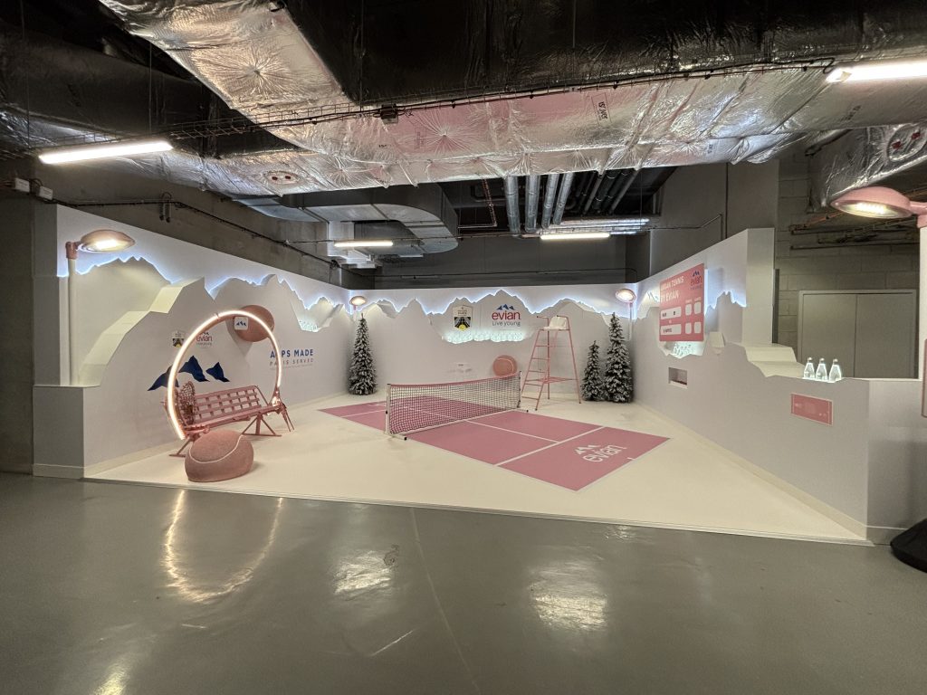 graphik retail decoration event reboard nancy evian x rolex paris master 