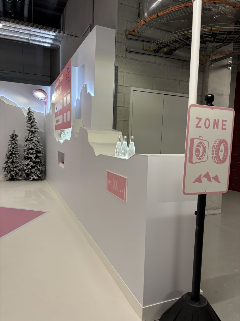 graphik retail decoration event reboard nancy evian x rolex paris master 