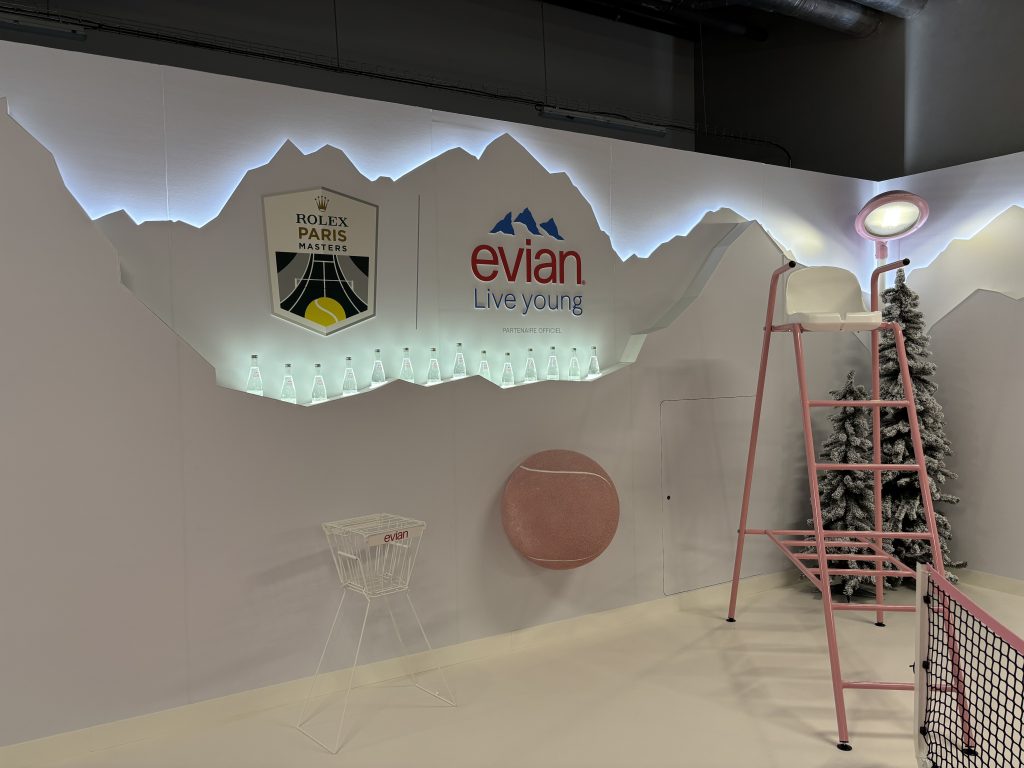 graphik retail decoration event reboard nancy evian x rolex paris master 