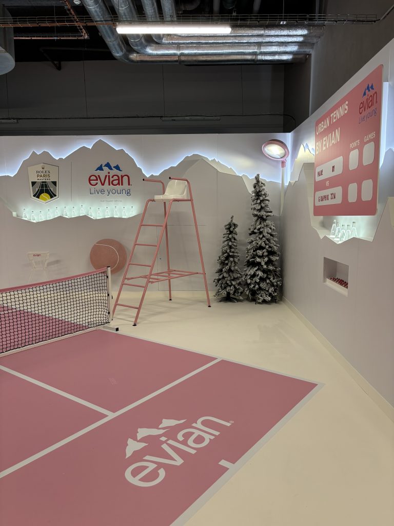 graphik retail decoration event reboard nancy evian x rolex paris master 